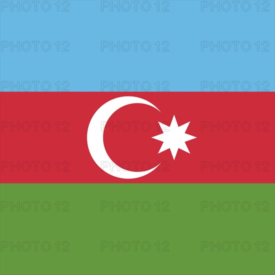 Official national flag of Azerbaijan