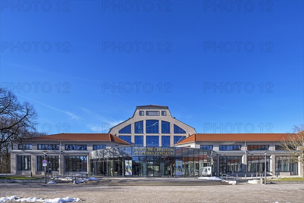 Main entrance of the Deutsches Museum Verkehrszentrum