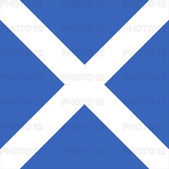 Official national flag of Scotland