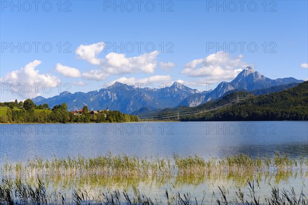 Weissensee with Tegelberg