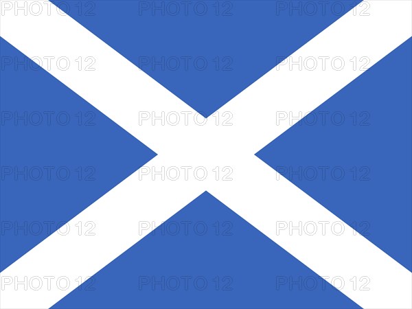 Official national flag of Scotland