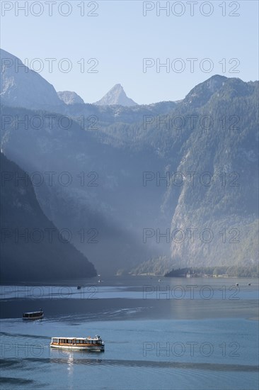 Excursion ship on Lake Konigssee