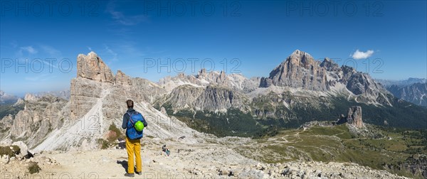 Walker on top of the Nuvolau