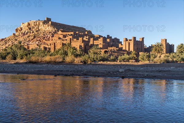 Asif Mellah River and Kasbah Ait-Ben-Haddou