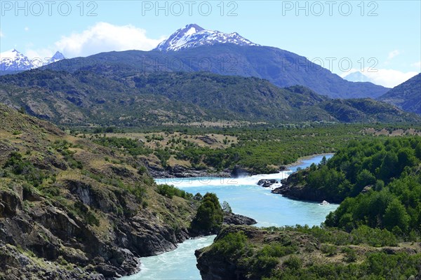 River mouth of Rio Nef and Rio Baker