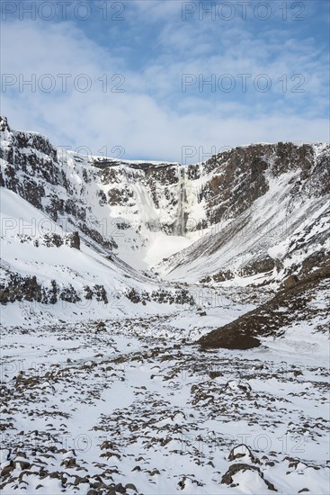 Hengifoss Waterfall