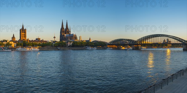 City panorama of Cologne