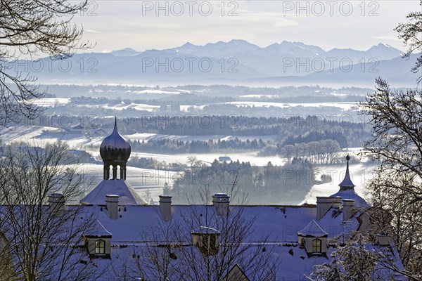 Morning atmosphere in winter