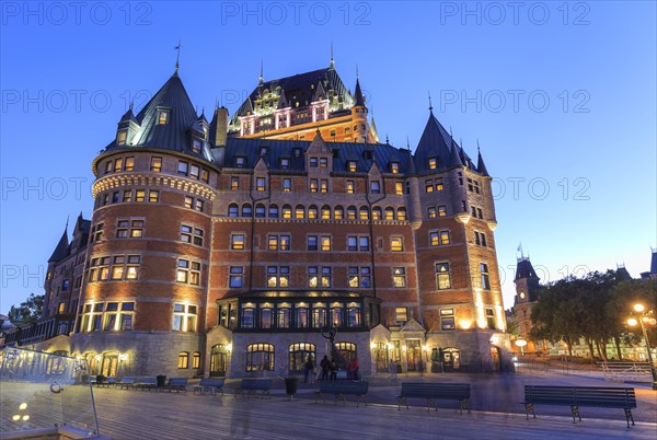 Seaside promenade Dufferin Terrace with Chateau Frontenac