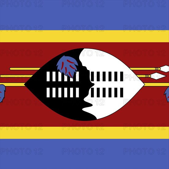 Official national flag of Swaziland