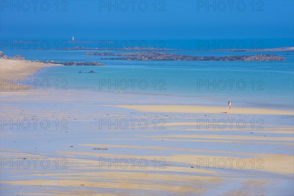 Turquoise water and sandy beach