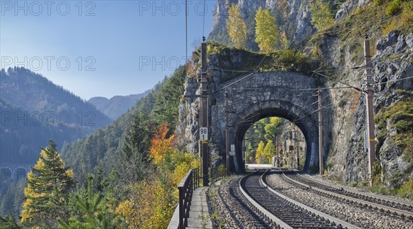 Krauseltunnel on the Semmering railway line