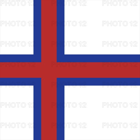 Official national flag of the Faroe Islands