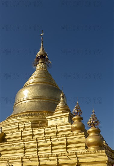 Golden stupa of Kuthodaw Pagoda