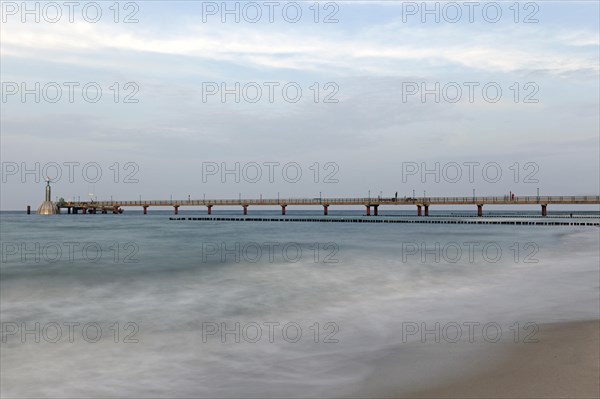 Pier with diving gondola