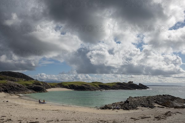 Sandy beach Clachtoll Beach