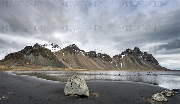 Black sand beach