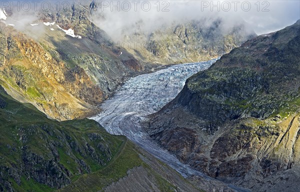 Glacier tongue of the Gepatschferner Glacier