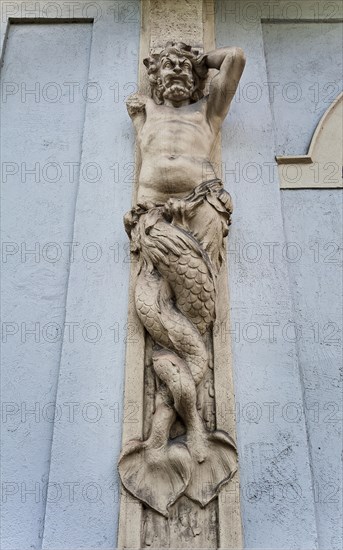 Male caryatid at the Kunstlerhaus