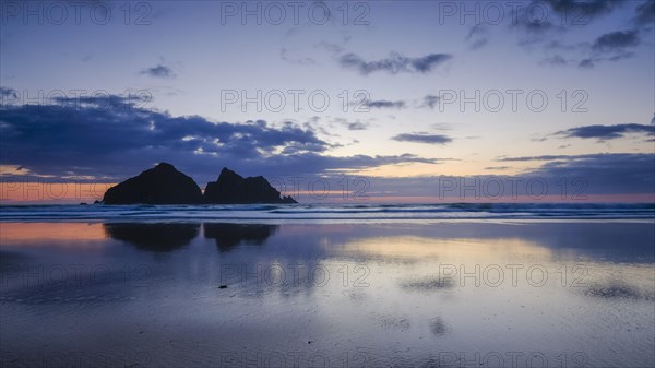 Sunset with clouds