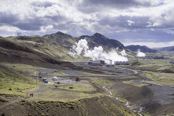 View of the Hellisheioi power plant