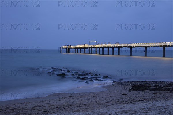Illuminated pier