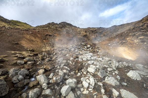 Steaming soil