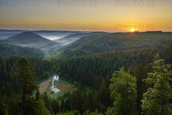 View from the viewing platform Ellbachseeblick