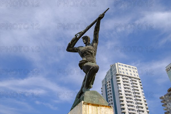 Partisan memorial on the waterfront