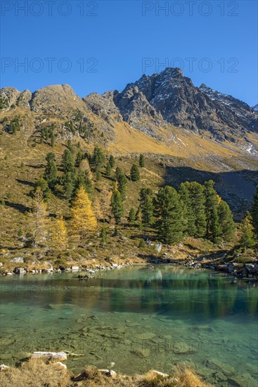 Lake Berglisee in the Samnaungruppe