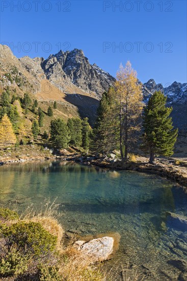 Lake Berglisee in the Samnaungruppe