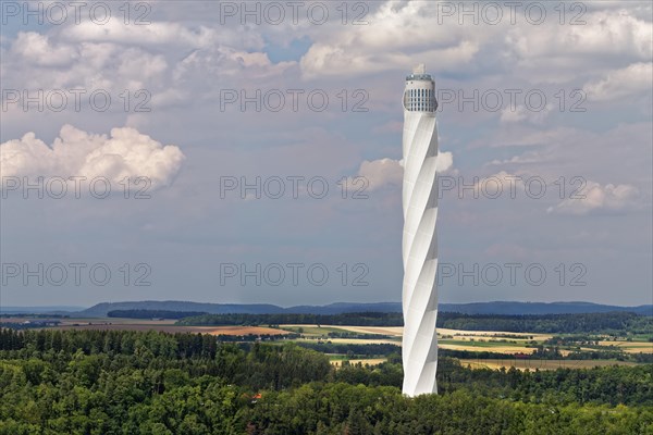 Thyssenkrupp test tower for elevators with visitor platform