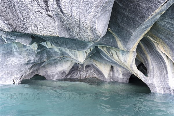 Skurile marble rock in the Capilla de Marmol