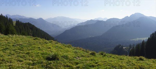 Mangfall mountains with Hochmiesing