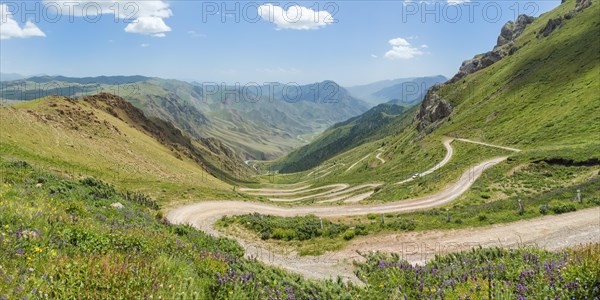 Road to Song Kol Lake