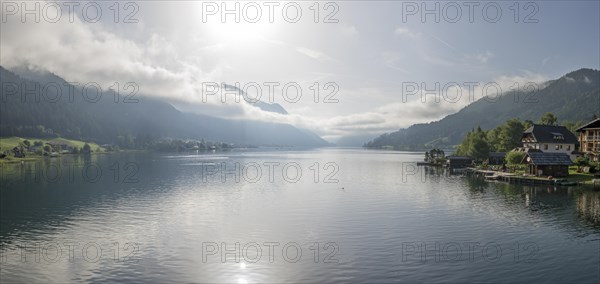 View over lake Weissensee