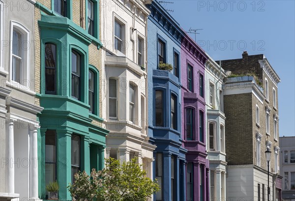 Colourful House Fronts on Lancaster Road