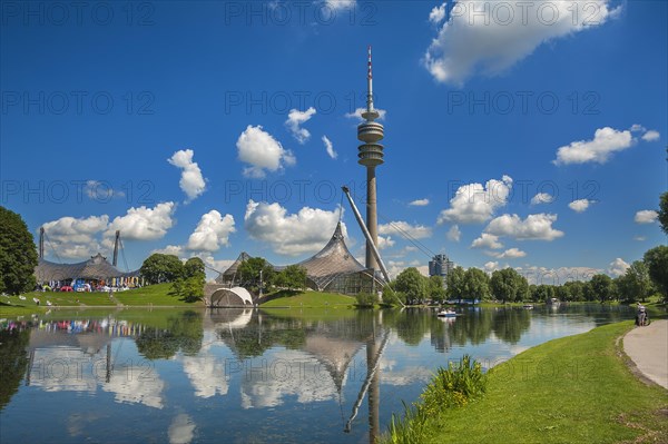 Olympic park with Olympic tower