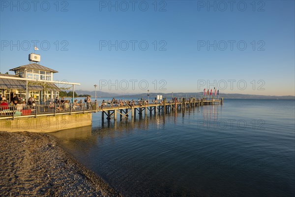 People on jetty