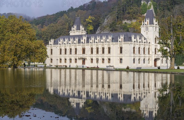 Herrnstein castle with pond