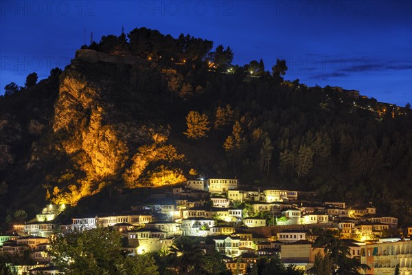 Ottoman houses and castle rocks