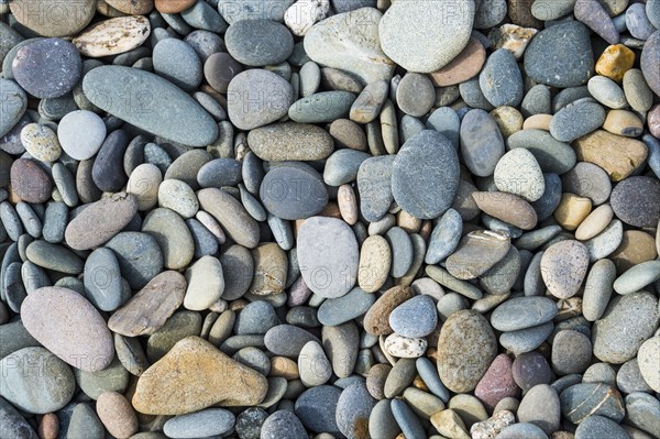 Pebble stones on the north shore of the Isle of Man