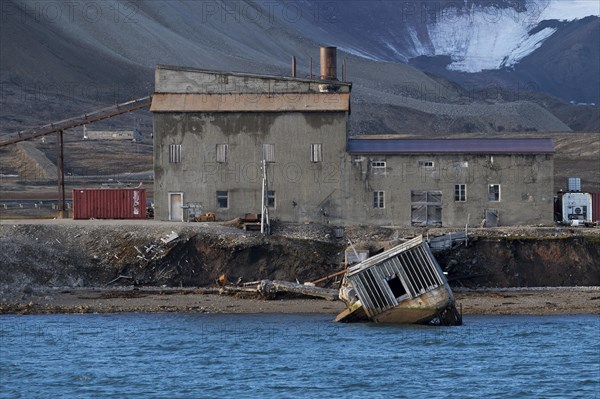 Decayed building from the time of coal mining