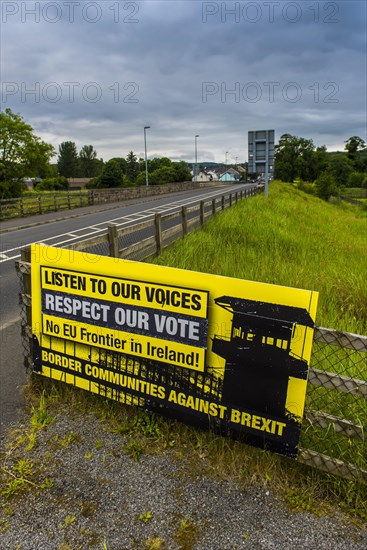 European border between the Republic of Ireland and Northern Ireland