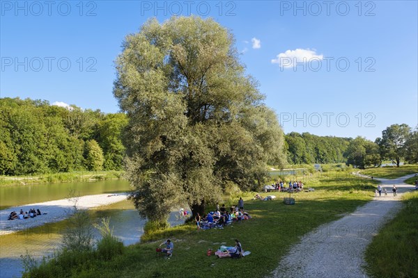 Picnic on the riverbank