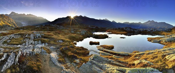 Sunrise at Grimselpass