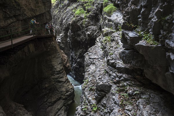 River Breitach and Breitachklamm near Oberstdorf