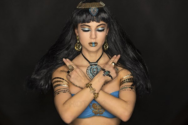 Young Woman as Cleopatra