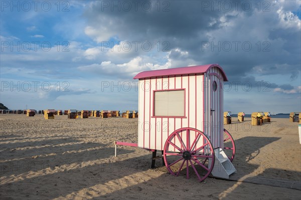 Historic bathing cart