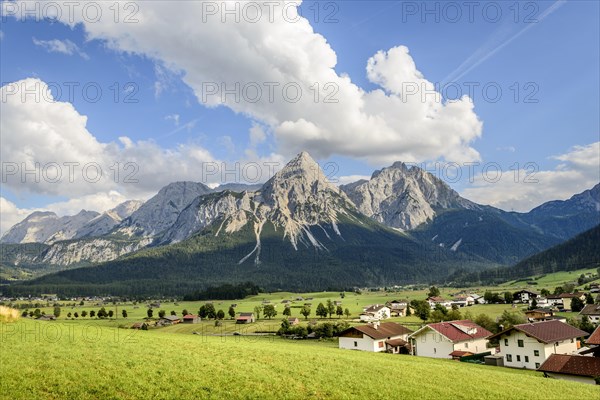 View of the Ehrwalder Sonnenspitze